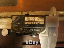 Mitutoyo 6 Digital Caliper & 0-1 Digital Micrometer Set In Wood Case