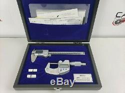 Mitutoyo 70th Anniversary Digital Caliper Micrometer Set Limited Edition RARE