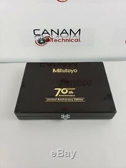 Mitutoyo 70th Anniversary Digital Caliper Micrometer Set Limited Edition RARE