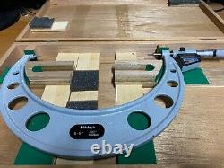 Mitutoyo 8-9 Digital Blade Micrometer Excellent Condition with Data Button