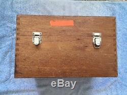 Mitutoyo 9-10 Holtest Micrometer Digimatic Digital With Wooden Box Works