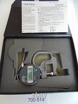 Mitutoyo Absolute 547-500 thickness gage 0-12mm/. 500. Reads to. 01mm/. 0005