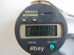 Mitutoyo Absolute 547-500 thickness gage 0-12mm/. 500. Reads to. 01mm/. 0005