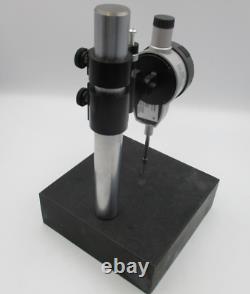 Mitutoyo Absolute ID-C125EXB Depth Micrometer with 6x6 Granite Base