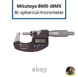 Mitutoyo BMD-25MX 395-271-30 Both Spherical Micrometer Measuring 0-25mm NEW