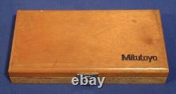 Mitutoyo CD-6B Digital Caliper + 0-1 Digital Micrometer 293-765-10 Wooden Case