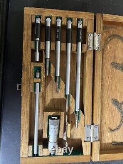 Mitutoyo Code 141-105 Extension Rod Tubular Inside Digital Micrometer Set