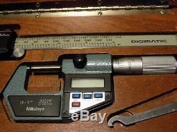 Mitutoyo Combination Set Digital Micrometer & Dial Caliper