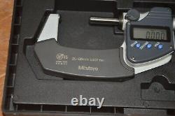 Mitutoyo Coolant Proof Digital Micrometer Spherical Face 395-272 25-50mm