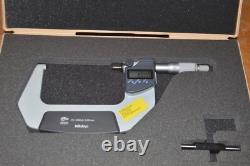 Mitutoyo Coolant Proof Digital Micrometer Spherical Face 395-274 75-100mm
