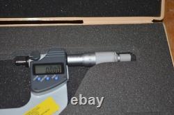 Mitutoyo Coolant Proof Digital Micrometer Spherical Face 395-274 75-100mm