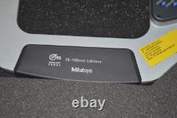 Mitutoyo Coolant Proof Digital Micrometer Spherical Face 395-274 75-100mm