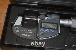 Mitutoyo Coolant Proof Digital Micrometer Spherical Face 395-351 0-1 in