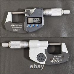 Mitutoyo Coolant Proof Micrometer Digital 0-25. 25-50. 50-75. 75-100 IP65