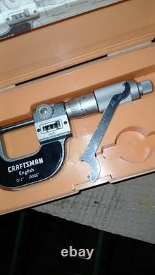 Mitutoyo Craftsman #38666 English/Metric Digit Micrometer 0-1/0-25mm
