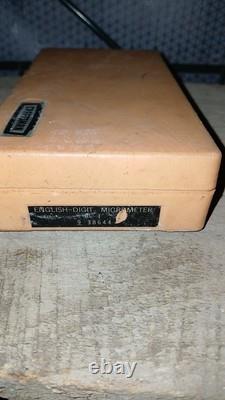 Mitutoyo Craftsman #38666 English/Metric Digit Micrometer 0-1/0-25mm
