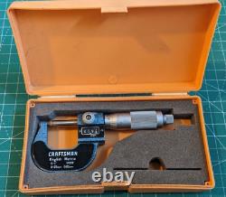 Mitutoyo Craftsman #38666 Hybrid Micrometer English (Analog) & Metric (Digital)