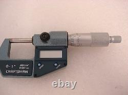 Mitutoyo Craftsman Digital Micrometer 293-761-cr3, 0-1, 0.00005, 0.001mm