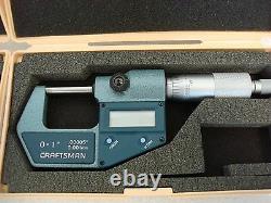 Mitutoyo Craftsman Digital Micrometer 293-761-cr3, 0-1, 0.00005, 0.001mm