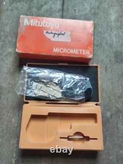 Mitutoyo Crimp Height Digit Counter Outside Micrometer 0-25mm / 0.01mm Metric