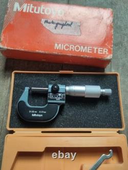 Mitutoyo Crimp Height Digit Counter Outside Micrometer 0-25mm / 0.01mm Metric