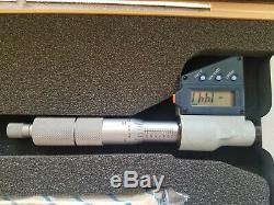 Mitutoyo DMC 4-6 Digital Depth Micrometer With Case And Rods #329-711-30