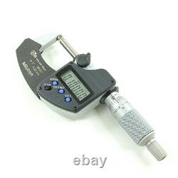 Mitutoyo Digimatic 0-1/0-25mm Micrometer IP65 Coolant Proof. 00005/. 001mm Grad