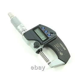 Mitutoyo Digimatic 0-1/0-25mm Micrometer IP65 Coolant Proof. 00005/. 001mm Grad