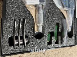 Mitutoyo Digimatic 293-960-30 OD Micrometer Set 0-3 0.00005 Grad