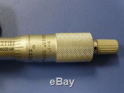 Mitutoyo Digimatic 350-714-30 Digital Micrometer Head w/ LCD Display 25mm 1" 
