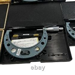 Mitutoyo Digimatic Blade Micrometer 2-3 & Blade Micrometers (2) 3-4/4-5/5-6