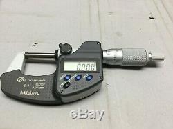Mitutoyo Digimatic Digital Micrometer Range Calipers 0-1/0-25mm Rang 293-340-30