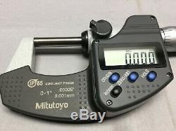 Mitutoyo Digimatic Digital Micrometer Range Calipers 0-1/0-25mm Rang 293-340-30