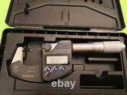 Mitutoyo Digimatic IP65 Digital Micrometer 0-25mm/0-1 293-344-30