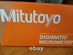 Mitutoyo Digimatic Micrometer 0-1, 0-25mm. 293-832-30! Made In Japan