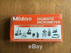 Mitutoyo Digimatic Micrometer 0-1, 0-25mm. 293-832 Made In Japan NEW