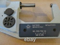 Mitutoyo Digimatic Micrometer, 1-2, Model 293-722-30.00005 Res, Case, Nice