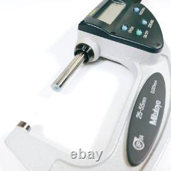 Mitutoyo Digimatic Micrometer 293-667 MDQ-55M 25-55mm 0.001mm Japan AH177 T