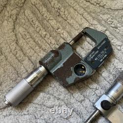 Mitutoyo Digimatic Micrometer 293-765-30 + Tesa Outside Micrometer 0-1