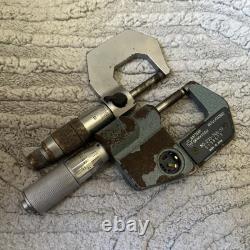 Mitutoyo Digimatic Micrometer 293-765-30 + Tesa Outside Micrometer 0-1