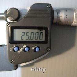 Mitutoyo Digimatic Micrometer MDC-50PJ 25-50mm with Case VG limited From JAPAN