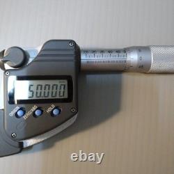 Mitutoyo Digimatic Micrometer MDC-50PJ 25-50mm with Case VG limited From JAPAN