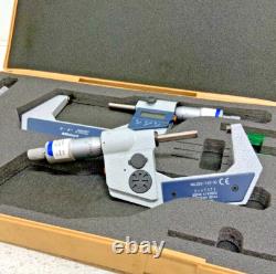 Mitutoyo Digimatic Micrometer Set 293-721-30 0-1 722 1-2 723 2-3 0-3 withCase 232A