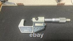 Mitutoyo Digimatic Micrometer Set 293-721-30 0-1 722 1-2 723 2-3 0-3 withCase 232A