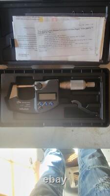 Mitutoyo Digimatic Micrometer with Certification 293-340IP65 Digital Outside Micro