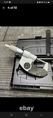 Mitutoyo Digimatic Micrometer with Certification 293-340IP65 Digital Outside Micro
