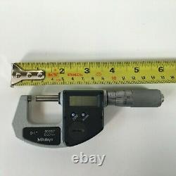 Mitutoyo Digimatic Outside Micrometer 293-816 With Case 0-25mm 0-1 inch