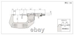 Mitutoyo Digimatic Point Micrometer CPM15-25MX 342-251-30 FedEx