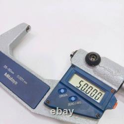 Mitutoyo Digimatic Single Spherical Outside Micrometer BMS-50DM 25-50mm 0.001mm