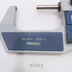Mitutoyo Digimatic Single Spherical Outside Micrometer BMS-50DM 25-50mm 0.001mm
